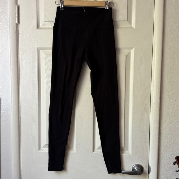 Alo 7/8 High-Waist Airbrush Leggings Black size small - Picture 2 of 6